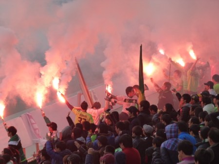 Nobody minds it over here.