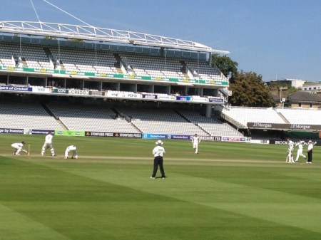 Trescothick on strike.