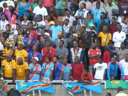 The DR Congo fans.