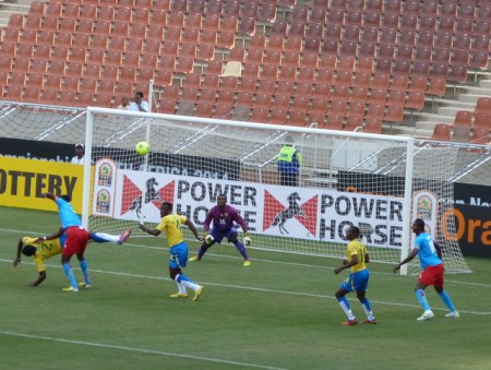 Congo on the attack.