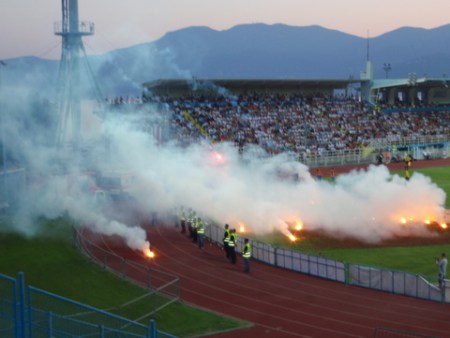 Maybe that's why there is a running track.