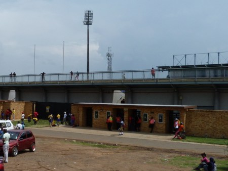 Entrance to the Sinaba Stadium.