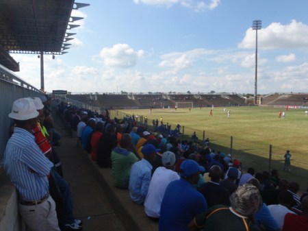 The view from the main stand.