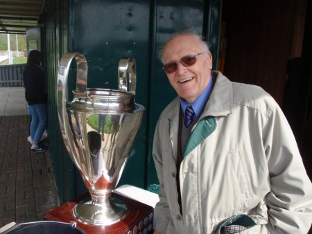 My Dad with the cup.