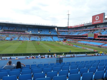 View from the East Stand.