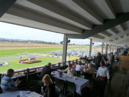 The view from the restaurant.