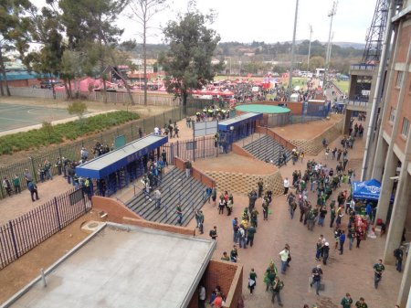 View from the back of the stand.