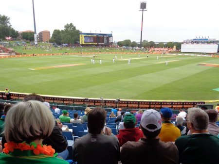 View from the grandstand.