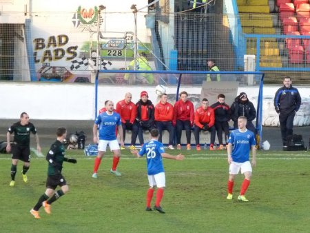 Cowdenbeath were in blue.