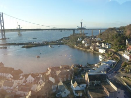 View from the train window.