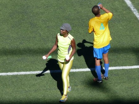 The physio was more glamorous than they usually are.